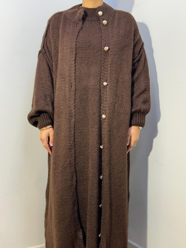 Gilet chocolat  Linda