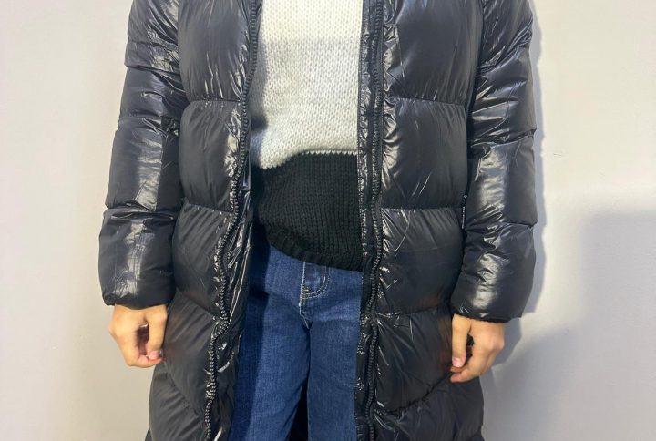 Doudoune noir longue