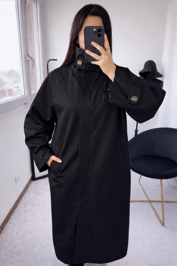 Veste imperméable noir