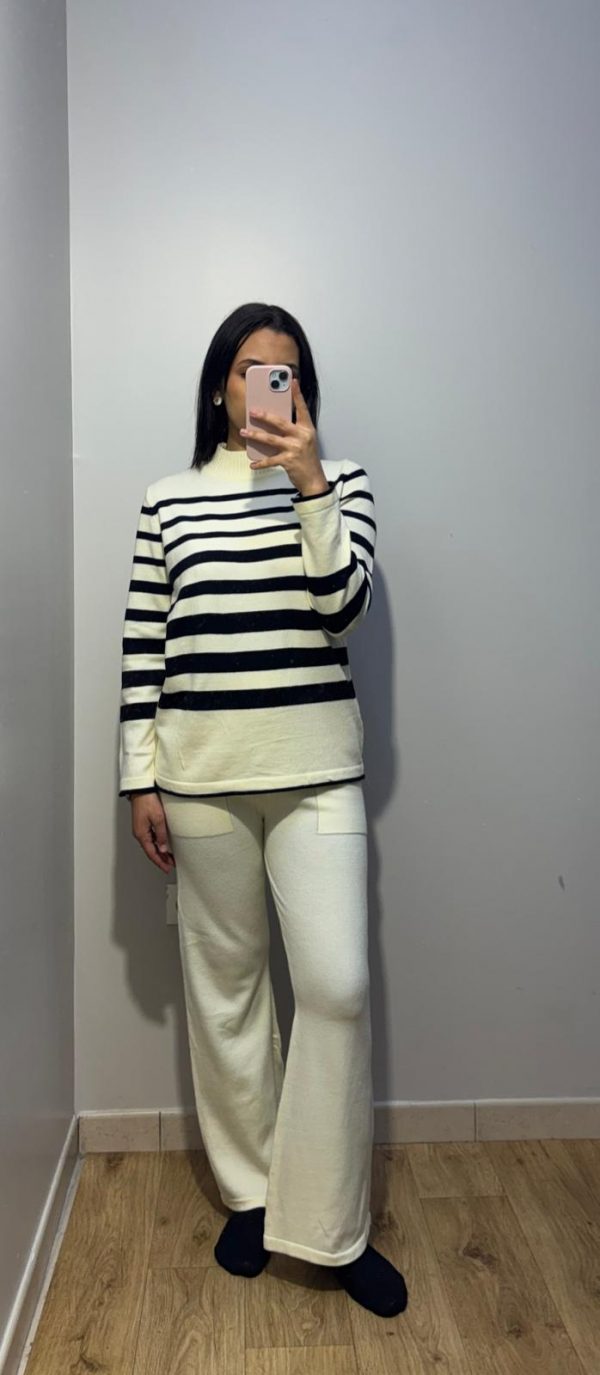 Ensemble blanc rayer