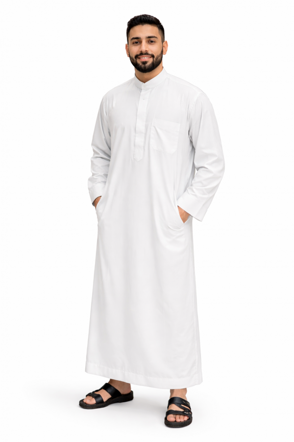 Qamis homme blanc
