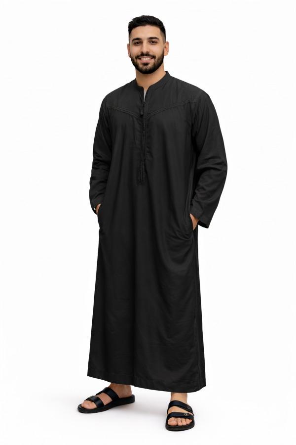 Qamis homme noir