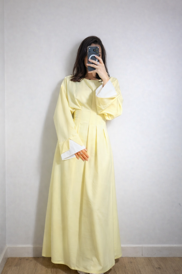 Robe Imane jaune