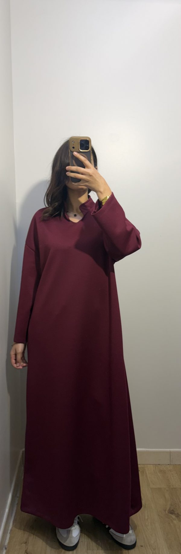 Robe bordeaux Inaya