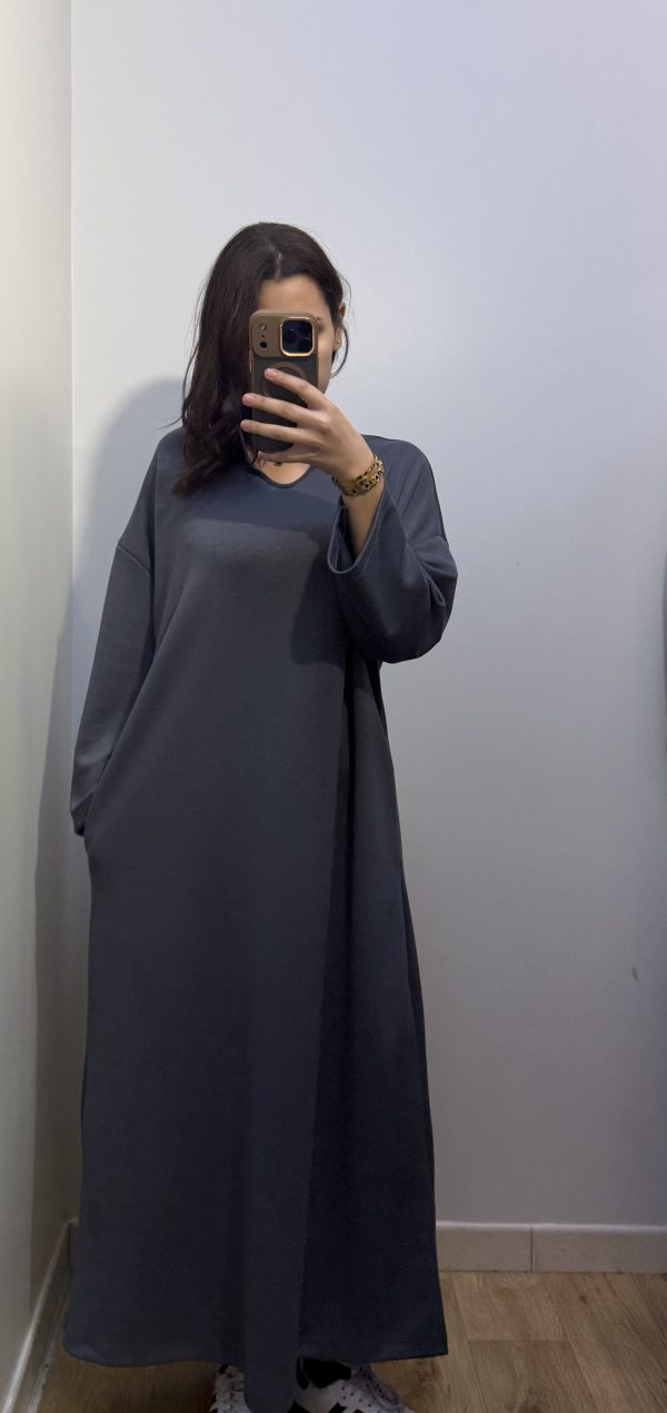 Robe grise Inaya