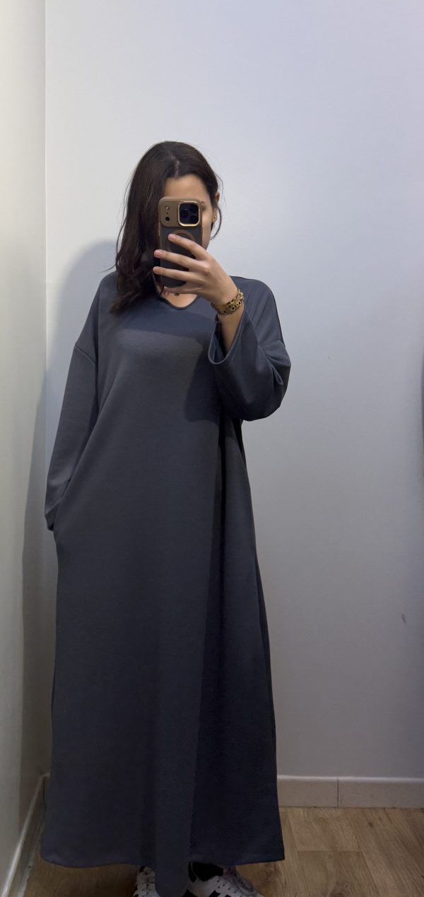 Robe grise Inaya