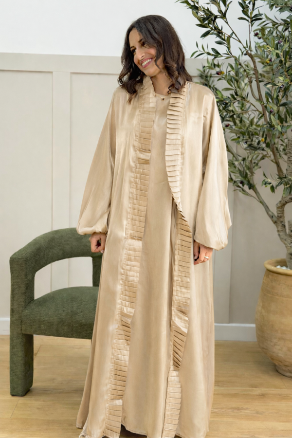 Kimono 3 pièce beige