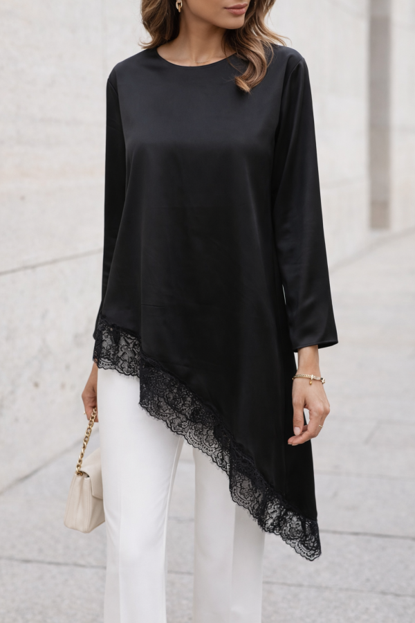 Haut dentelle noir