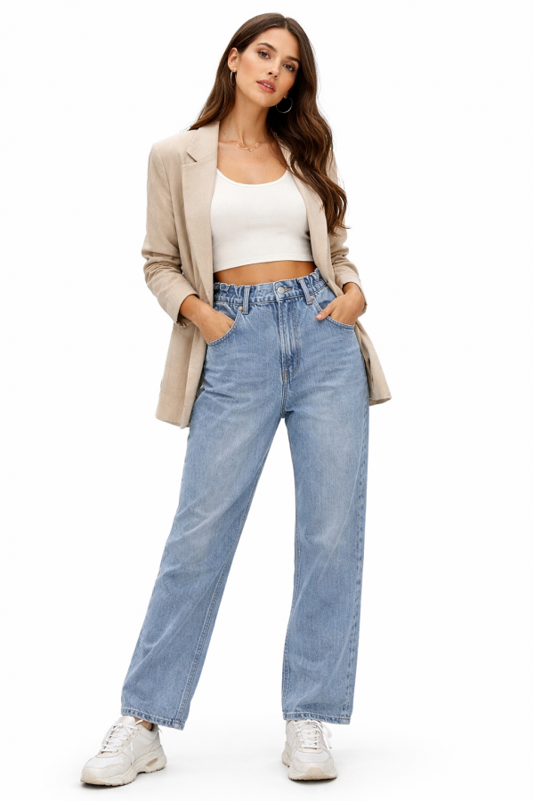 Jeans bleu stretch
