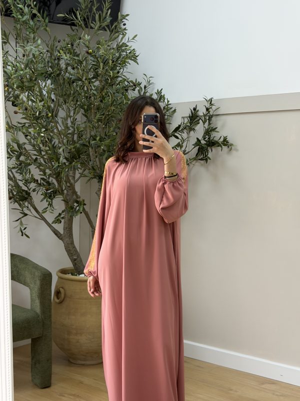 Robe strass rose