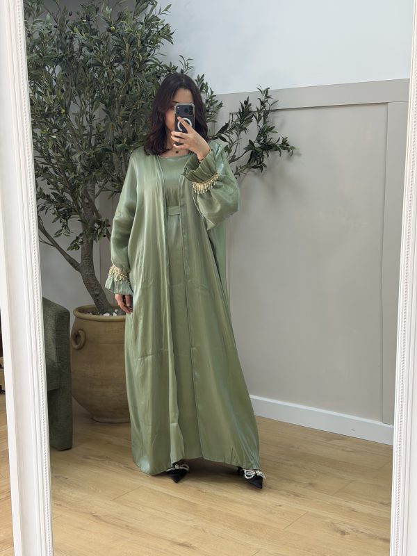 Kimono 3 pièce kaki