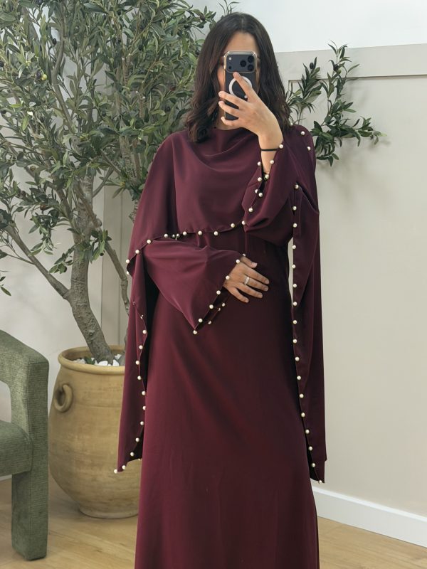Robe perler bordeaux