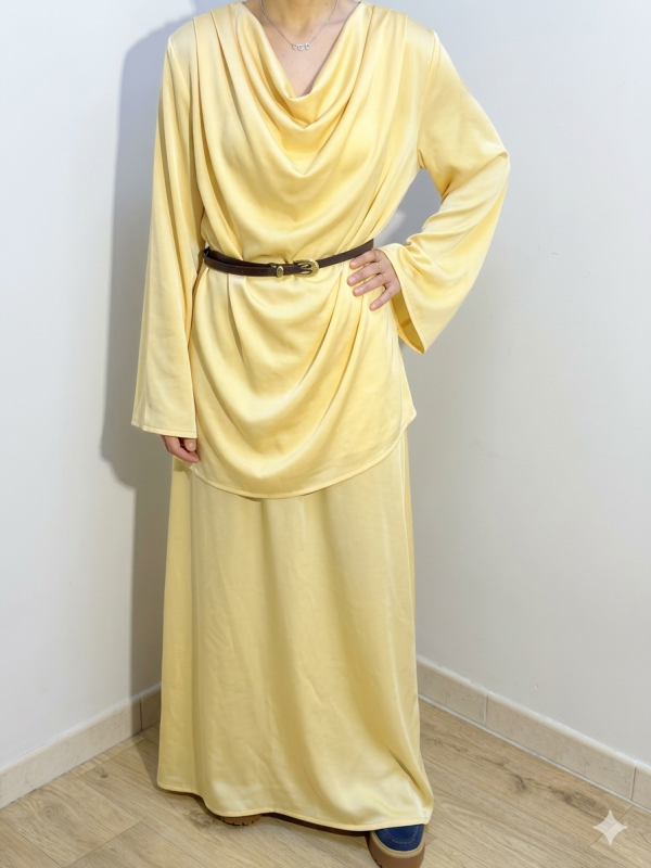 Ensemble jupe jaune
