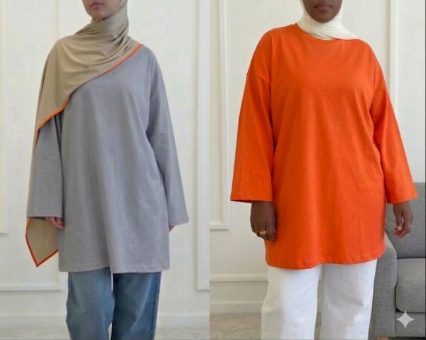 Pull street oversize orange