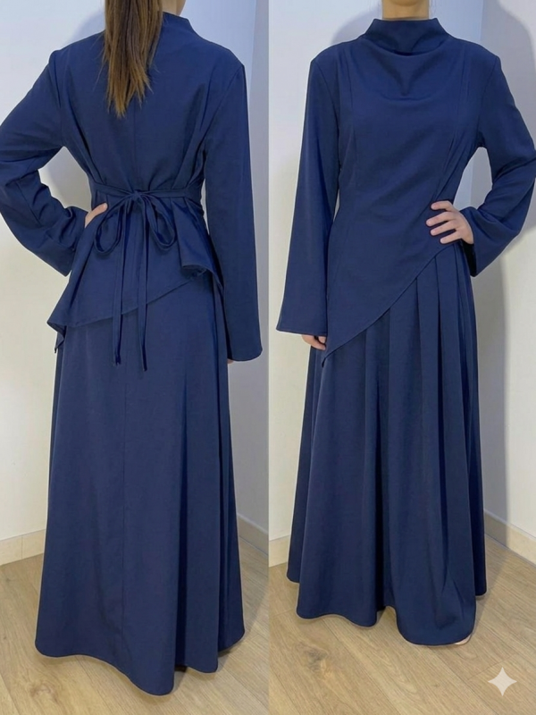 Ensemble jupe bleu marine