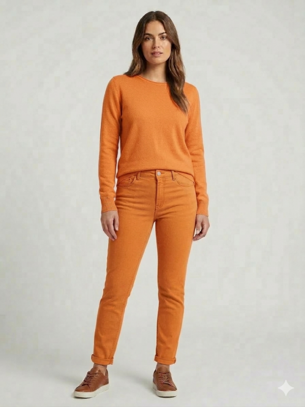 Pull viscose orange