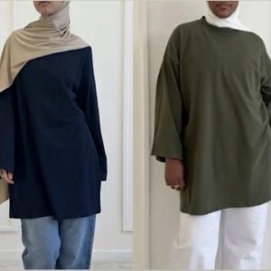 Pull street kaki oversize