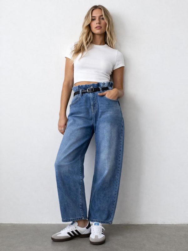 Jeans bleu stretch