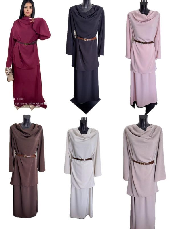 Ensemble jupe  avec ceinture