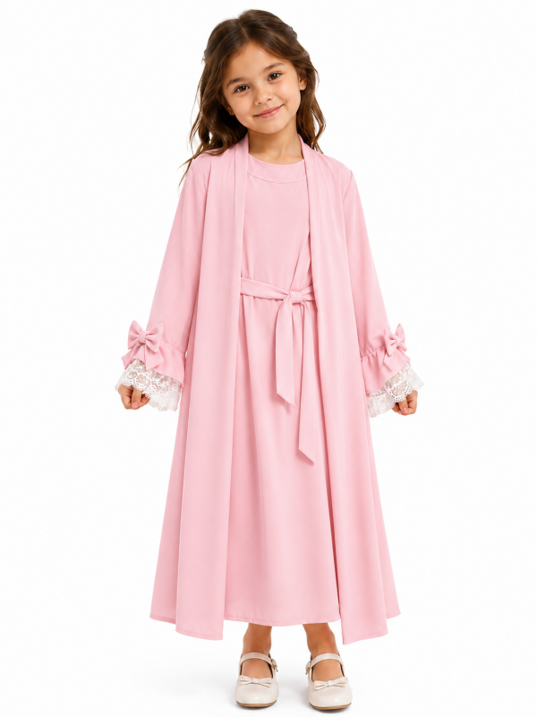 Abaya 3 pièces enfants