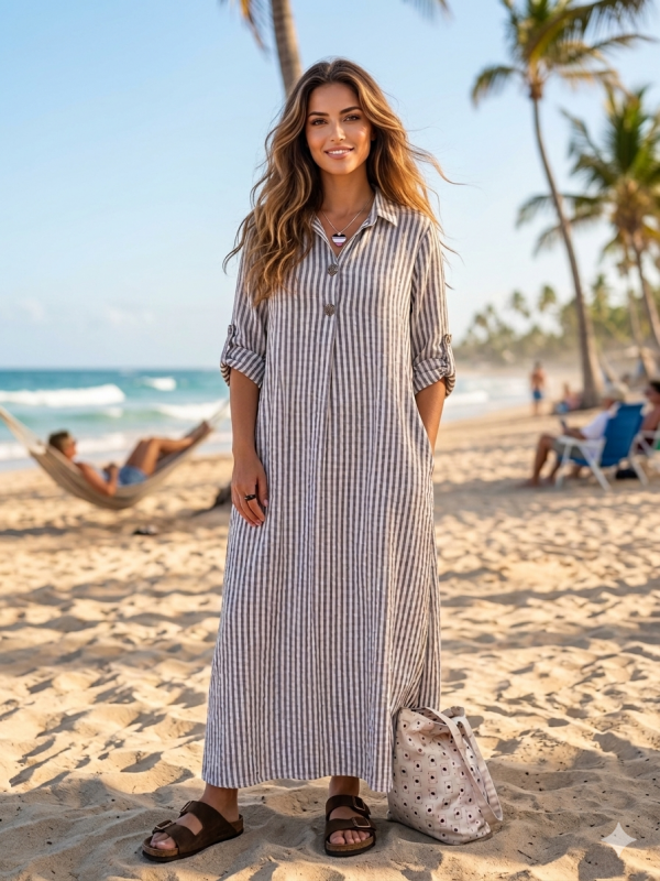 Robe rayée