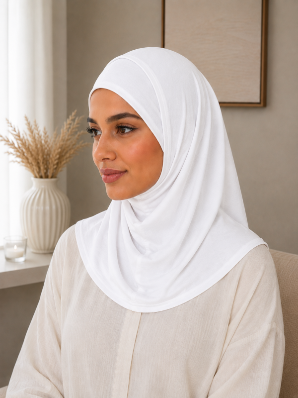 Hijab 2 pièces en coton