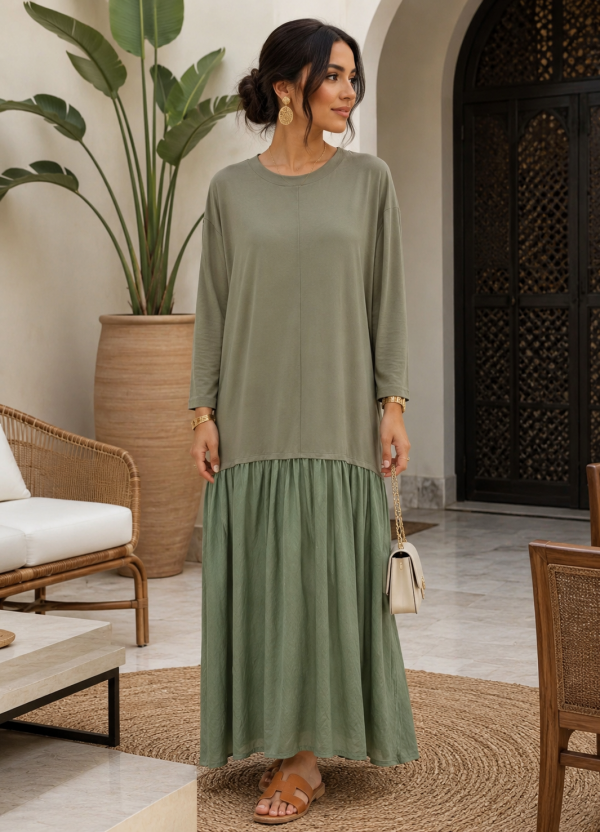Robe Dune manches longues